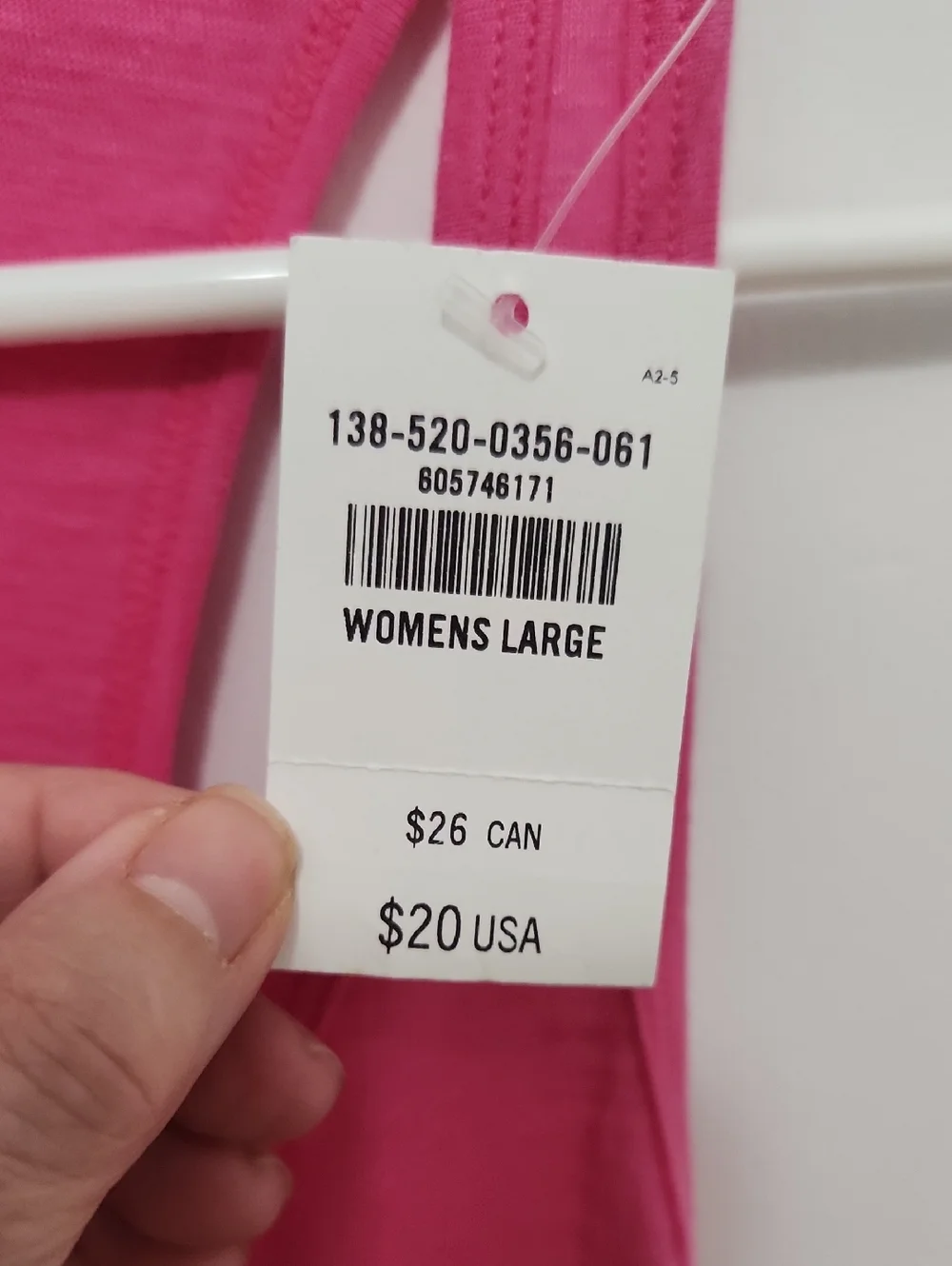 NWT Abercrombie & Fitch Women's Pink Tank Top Size Large - Picture 8 of 9